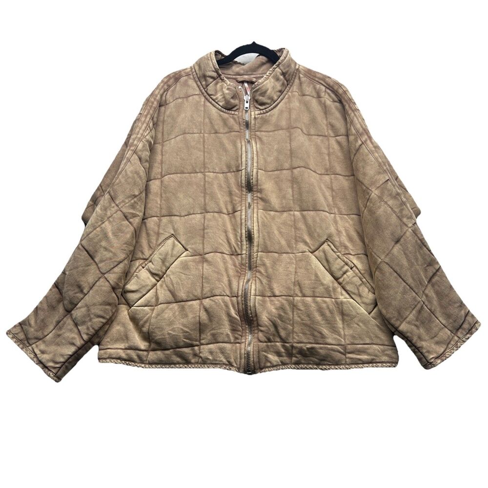 Free People Tan Quilted Jacket - Picture 6 of 16